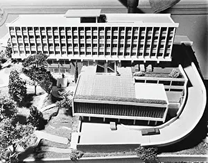 Interpol: Model of new Interpol Headquarters, Paris