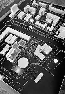 Scaled: Model of Orenburg residential district