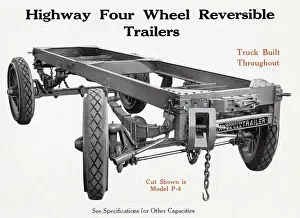 Hauling: Model P-4 Highway Four Wheel Reversible Trailer