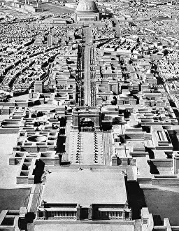 Connect: Model of the planned Great Axis in Berlin