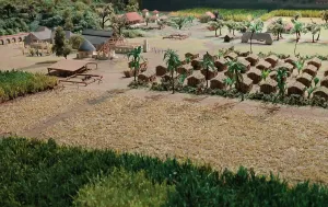Daquitaine: Model of plantation, Musee d'Aquitaine, Bordeaux