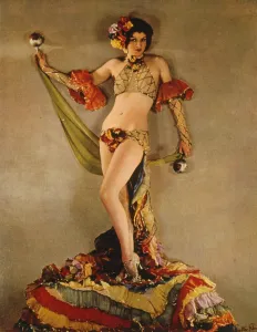Erotica: Model posing in a sexy glamour pose