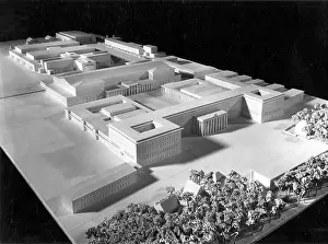 Trainees: Model of the premises of the UFA at Babelsberg near Berlin