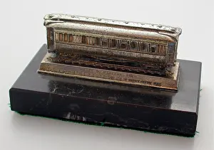 Compigne: Model of railway carriage where Armistice signed