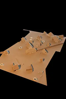 Vercingetorix: Model of settlement, Musee Archeologique de la