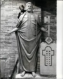 Interpretation: Model of St Peter by Edwin Russell, for St Paul's Cathedral