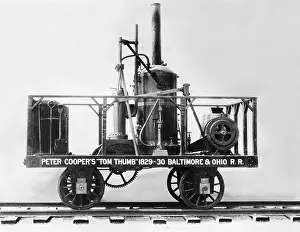 Thumb: Model steam locomotive