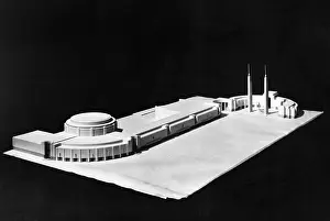 Concourse: Model train station, 1938