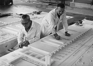 Volkswagen: Model of the Volkswagen plant, 1938