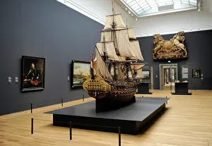 Netherlandish: Model of warship William Rex, 1698. Rijksmuseum. Amsterdam