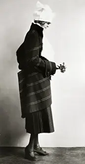 Wimmer: Model wearing a suit designed by Wimmer-Wisgrill