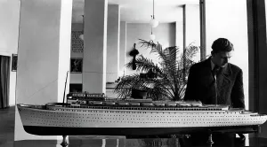 Gustloff: Model of the Wilhelm Gustloff, exhibition