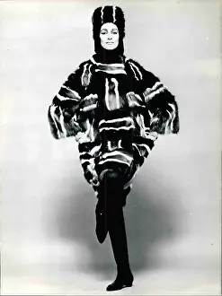 Silky: Model in Zorino fur coat