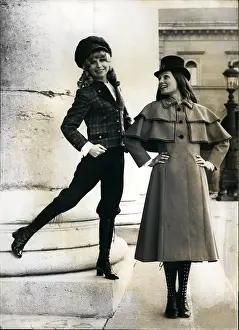 Knickerbockers: Two models in Bavarian costumes, Munich