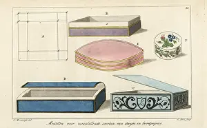 Interior Decoration: Models for various boxes made of paper board