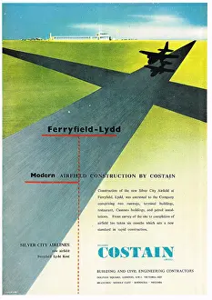 Ferryfield: Modern Airfield Construction By Costain. Lydd Ferryfield