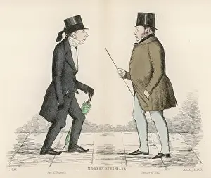 Mcneill: Modern Athenians plate 28 - Edinburgh