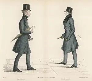 Mcneill: Modern Athenians plate 39 - Edinburgh