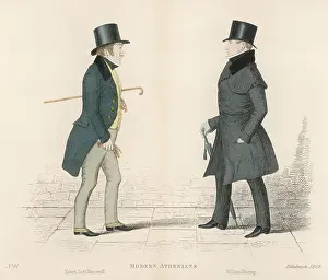 Siddons: Modern Athenians plate 44 - Edinburgh