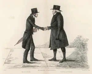 Brunton: Modern Athenians plate 7 - Edinburgh
