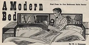 Householder: A Modern Bed - illustration in Practical Householder magazin
