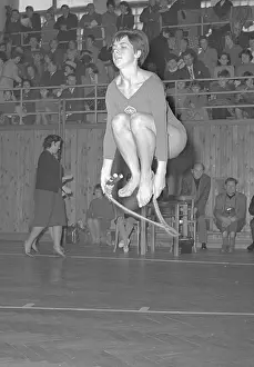československo: Modern gymnastics - jumping rope - rope jumping