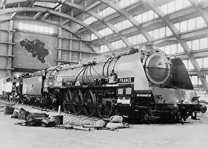 Brussel: Modern railways at the world exhibition in Brussels, 1935