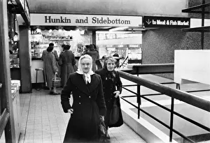 Headscarves: Modern shopping centre in Sheffield