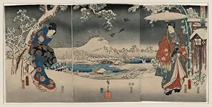 Brandishing: A modern version of the Tale of Genji in snow scenes