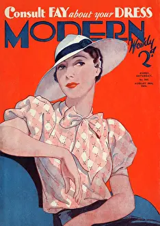 Hugely: Modern Weekly magazine cover by David Wright