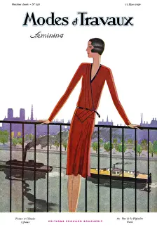 Loris: Modes et Travaux front cover. Art deco