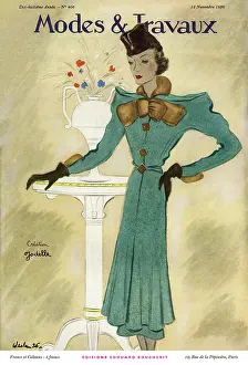 Travaux: Modes et Travaux front cover. Art deco