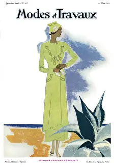 Travaux: Modes et Travaux front cover. Art deco