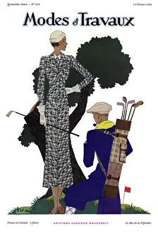 Travaux: Modes et Travaux front cover. Art deco