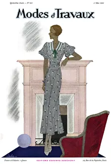Travaux: Modes et Travaux front cover. Art deco
