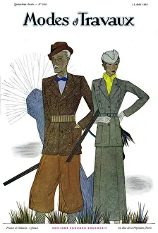 Travaux: Modes et Travaux front cover. Art deco