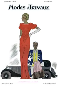 Travaux: Modes et Travaux front cover. Art deco