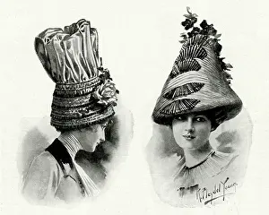 Toque: Modish skipping skyward toque hats 1912