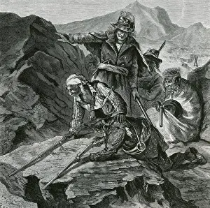 Oregon: Modoc Indians Fighting US Army, 1873