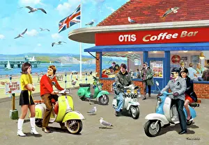 Mods Coffee Bar, Various Scooters of the 1960s