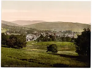 Moffat: Moffat from Coates Hill, Scotland