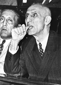Anti British: Mohammed Mossadegh, awaits the vote of confidence