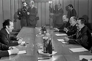 Algerian: Mohammed Seddik Benyahia visiting USSR