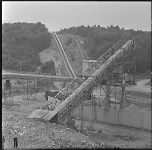 Brna: Mokra limestone quarry, quarry management, conveyor belt