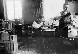 Workman: Mold carving, 1907