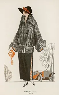 Buckle: Mole Fur Short Coat 1922