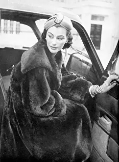 Ladylike: Molho nutria coat, 1953