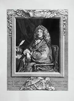 Poquelin: Moliere, engraving