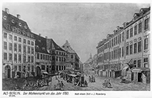1780: Molkenmarkt in Berlin, around 1780
