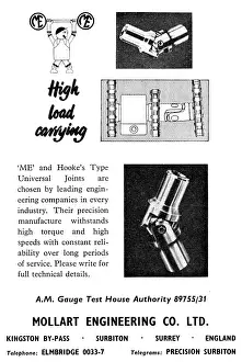 Hookes: Mollart Universal Joints. Hooke's Type